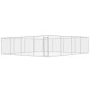 Outdoor Dog Kennel Galvanized Steel 25'x25'x6.6'